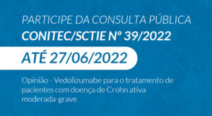 Consulta Pública Conitec/SCTIE nº 39/2022
