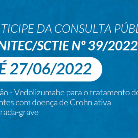 Consulta Pública Conitec/SCTIE nº 39/2022