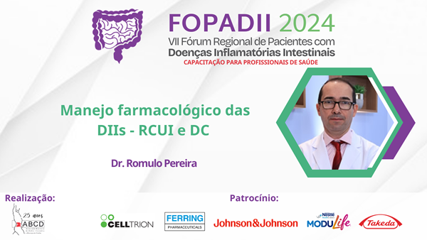 Manejo farmacológico das DIIs - RCUI e DC