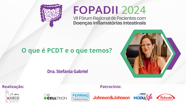 O que é PCDT e o que temos?