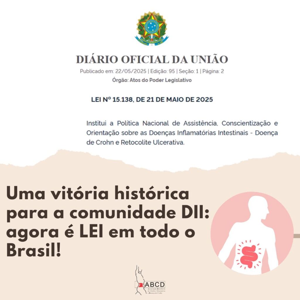 Nova lei sobre as doenças inflamatórias intestinais